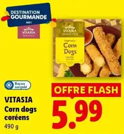 Lidl VITASIA Corn dogs coréens offre