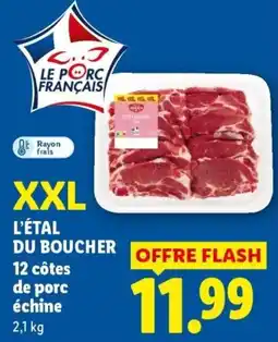 Lidl Le Porc Français Côte de porc échine offre