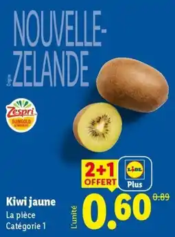 Lidl Zespri Kiwi jaune offre