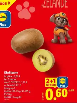 Lidl Kiwi jaune offre