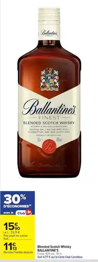Carrefour Ballantine's Blended Scotch Whisky offre