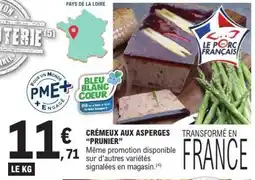 E.Leclerc CRÉMEUX AUX ASPERGES "PRUNIER" offre