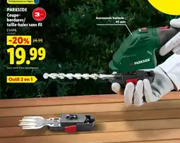 Lidl PARKSIDE Coupe-bordures/taille-haies sans fil offre