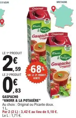 E.Leclerc Knorr Gaspacho offre