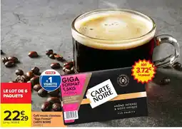 Carrefour CARTE NOIRE Café moulu classique offre