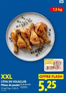 Lidl L'ÉTAL DU VOLAILLER Pilons de poulet offre