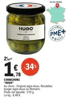 E.Leclerc HUGO Cornichons offre