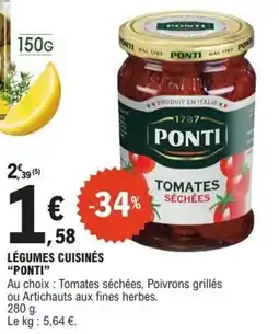 E.Leclerc PONTI Tomates séchées offre