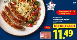 Lidl Le Porc Français chipolata offre