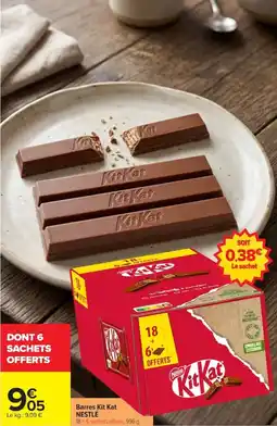 Carrefour KitKat Barres Kit Kat offre