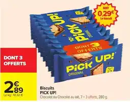 Carrefour Pick Up! Biscuits offre
