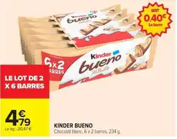 Carrefour Kinder Bueno offre