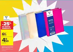 Carrefour Clairefontaine Agenda scolaire Gloss offre