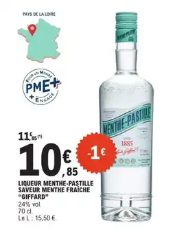 E.Leclerc Giffard Menthe-Pastille offre