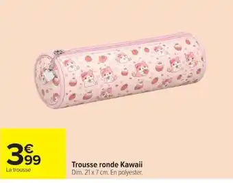 Trousse ronde Kawaii