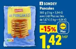 Lidl Sondey Pancakes offre