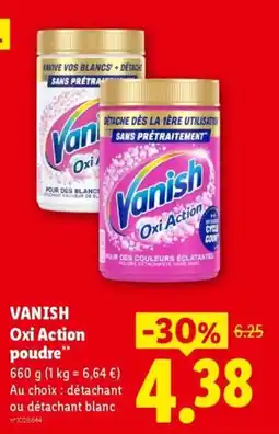 Lidl Vanish Oxi Action poudre offre