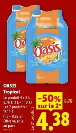 Lidl Oasis Tropical offre