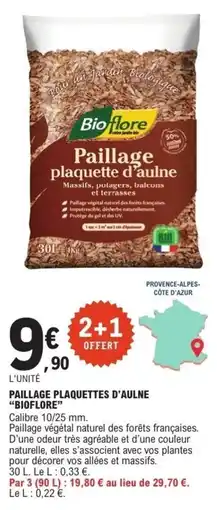 E.Leclerc Bioflore Paillage plaquettes d'aulne offre