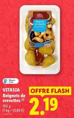 Lidl VITASIA Beignets de crevettes offre