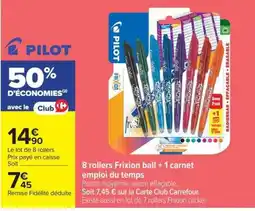 Carrefour PILOT Frixion ball offre