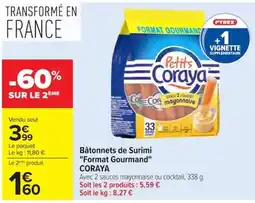 Carrefour Coraya Bâtonnets de Surimi offre