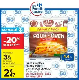 Carrefour Carrefour Classic Four-Oven Frites offre