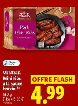 Lidl VITASIA Pork Mini Ribs offre