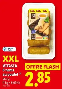 Lidl VITASIA 8 nems au poulet offre