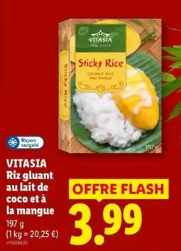 Lidl VITASIA Riz gluant offre