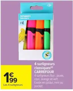Carrefour CARREFOUR surligneurs offre