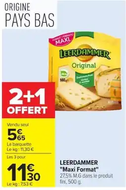Carrefour LEERDAMMER Original offre