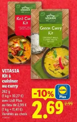 Lidl VITASIA Kit à cuisiner au curry offre