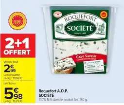 Carrefour ROQUEFORT SOCIÉTÉ offre
