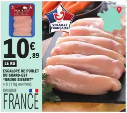 E.Leclerc BRUNO SIEBERT Escalope de poulet offre