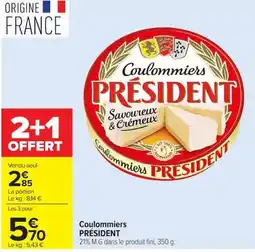 Carrefour PRÉSIDENT Coulommiers offre