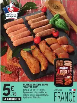 E.Leclerc Maître CoQ Plateau spécial tapas offre