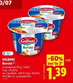 Lidl Galbani Burrata offre