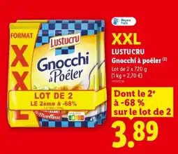 Lidl LUSTUCRU Gnocchi à poêler offre