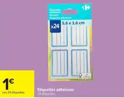 Carrefour H Carrefour Étiquettes adhésives offre