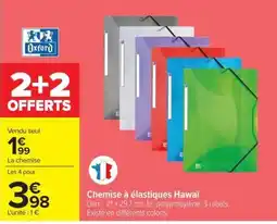Carrefour Oxford Chemise à élastiques Hawaiï offre