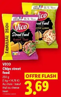 Lidl Vico Chips street food offre