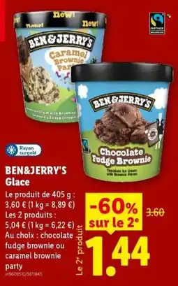 Lidl BEN&JERRY'S Glace offre