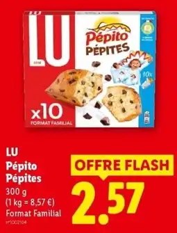 Lidl LU Pépito Pépites offre