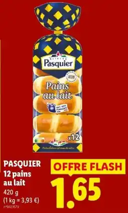 Lidl Pasquier Pains au lait offre