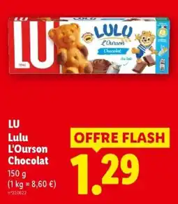 Lidl LU Lulu L'Ourson Chocolat offre