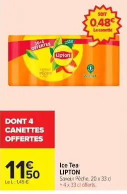 Carrefour Lipton Ice Tea offre