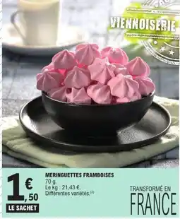 E.Leclerc MERINGUETTES FRAMBOISES offre