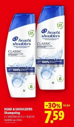 Lidl head&shoulders Shampoing offre