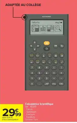 Carrefour NUMWORKS Calculatrice Scientifique offre
